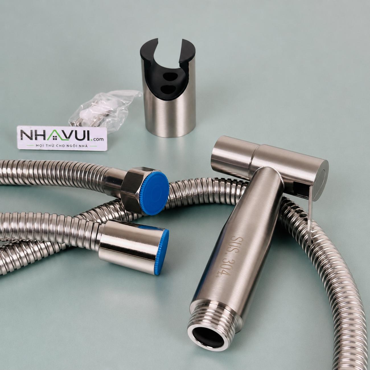 Bộ vòi xịt vệ sinh inox 304 Luco VXI304
